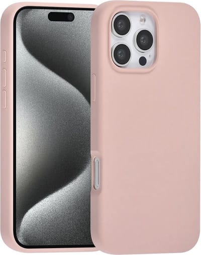 Multimedia & Accessoires Premium Siliconen TPU Back Cover Case Hoesje geschikt voor Apple iPhone 16 Pro – Roze – Zachte Plastic – Soft Case