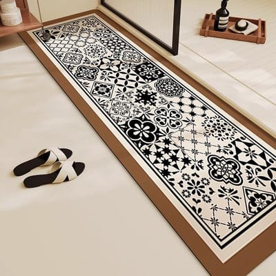 Badkamer Diatomeeënaarde Waterabsorberende en Antislip Vloermatten Badkamer Deurpost Sneldrogend Vuilafstotend Slijtvast Lange Voetmatten 45 * 70CM