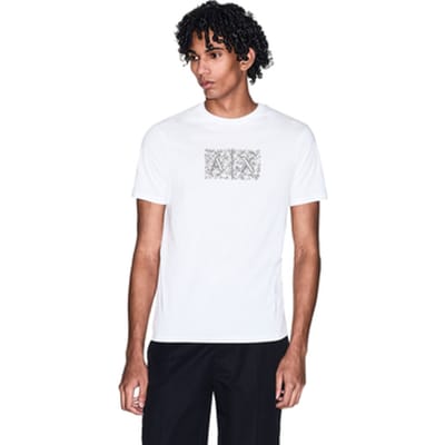 Armani Exchange Xm002784_af10356 T-shirt Wit L Man