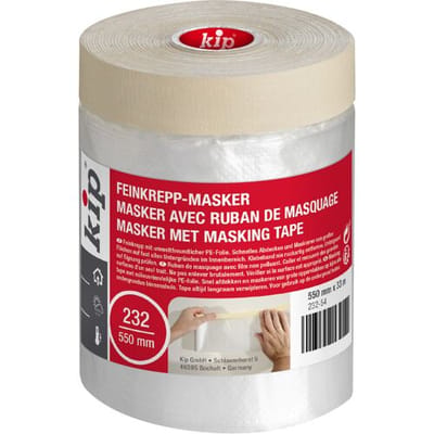 Kip 232 folie masker met premium afplaktape 550mmx33m