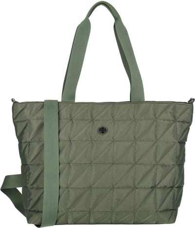 Enrico Benetti Josephine Shopper - Laptoptas 17 inch - Olijfgroen