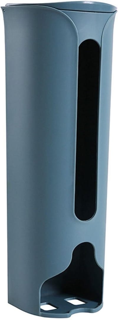 Vuilniszak Dispenser - Zakhouder Opberger - Keuken Organiseren - Aan De Muur Gemonteerd - 30.5 cm Hoog - Wit