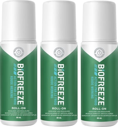 Biofreeze Roll-on 84g - 3 Stuks - Voordeelverpakking