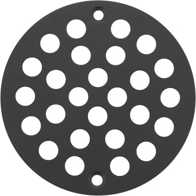 Afvoerdeksel Vervanging - Douche Putdeksel - Douche Afvoer Beschermen - Schroefbaar Insteektype - 10.5 cm Diameter - Mat Zwart