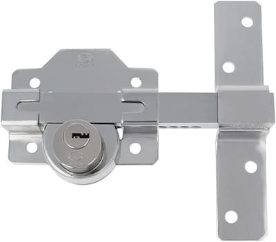Veiligheidsslot - Deurslot - Huis Beveiligen - 5 Punten Systeem - 88 x 153 mm - Chroom