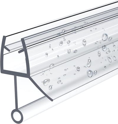 Universele Doucheafdichting Strip | Waterdicht en Flexibel voor Douchedeur | 600mm | 4-6 mm Glasdikte