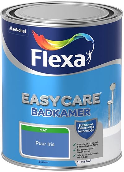 Flexa - Easycare Badkamer - Puur Iris - Mengverf - 1 L