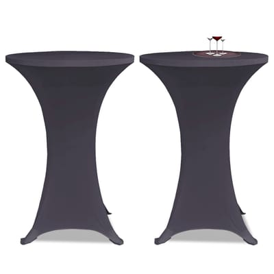 vidaXL - Tafelhoes - stretch - 4 - st - 70 - cm - antraciet