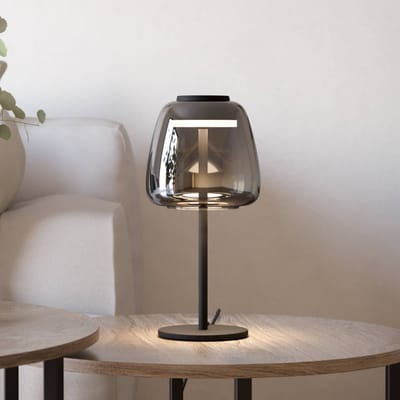 EGLO connect.z Alfero-Z Tafellamp - RGB - Staal|Glas - Zwart|Chroom