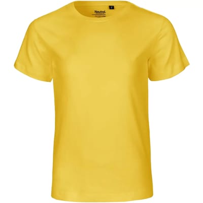 Neutral Kids´ Short Sleeve T-Shirt NE30001 - Yellow - 92/98