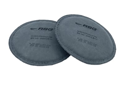 P3 Geurpannenkoek filterpatroon â€“ Serie 200 luchtfilter pads RSG - 10 stuks luchtfilter pads
