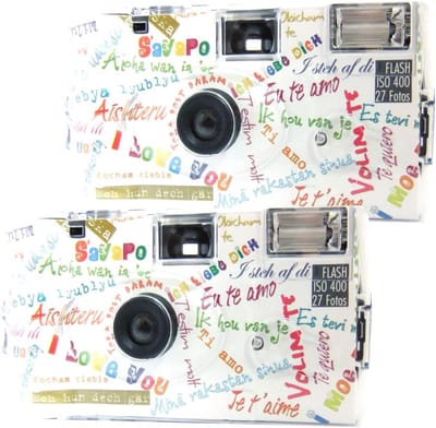 Wegwerp Camera Set - Direct Klaar - Herinneringen Vastleggen - Inclusief Flits - 18x14x6.5 cm