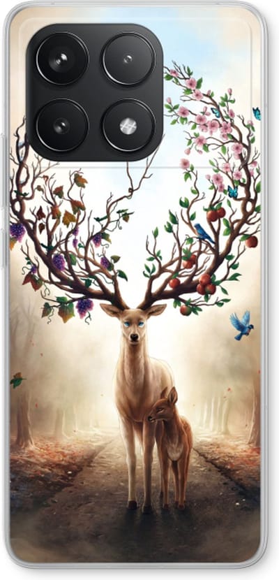 Case Company® - Hoesje geschikt voor Xiaomi Poco F6 Pro hoesje - Seasons Change - Soft Cover Telefoonhoesje - Bescherming aan alle Kanten en Schermrand