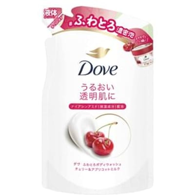 Dove Japan - Fluffy Body Wash Cherry & Apricot Milk Refill 340g