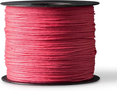 Metseltouw - Richttouw Gevlochten - Bouwwerkzaamheden Buiten - Fluorescerend Polyester - 200 Meter 1.5mm - Roze