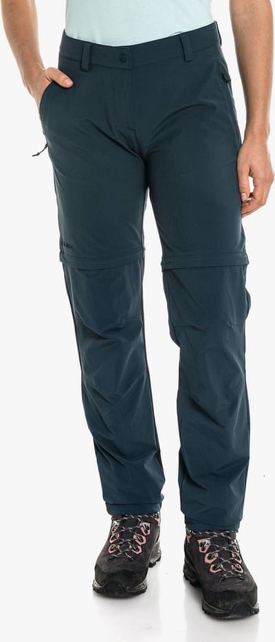 Schöffel Pants Ascona Zip Off Women - Dress blues - Outdoor Kleding - Broeken - Afrits broeken