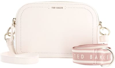 Ted Baker schoudertas Luceele Webbing Leather Crossbody Bag Ivory crème