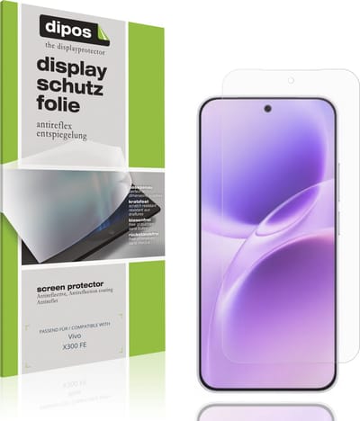 dipos – 4x Matte Beschermfolie geschikt voor Vivo X300 FE | Krasbestendige & antireflecterende Screenprotector Ultra-Thin