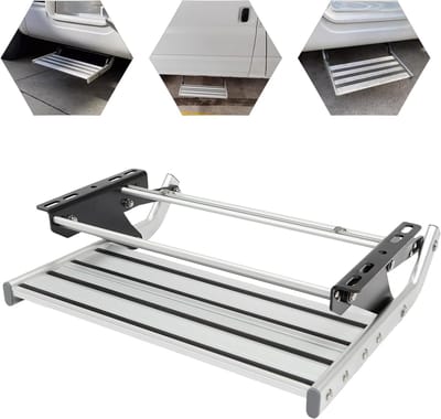 Inklapbare aluminium caravanladder