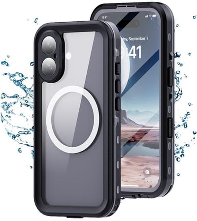 Waterdicht hoesje geschikt voor iPhone 16 Plus - Maximale Bescherming tegen water, zand en vuil - Avontuurlijke activiteiten - Robuust en duurzaam - IP68 Waterproof