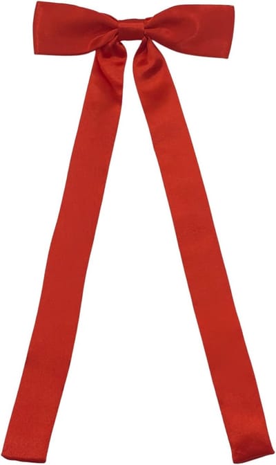 Dames Lange Riem Strik Voor Uniform Cosplay T-Shirt Accessoire voor Halloween - Rood, One Size, Perfect voor Feestjes en Evenementen