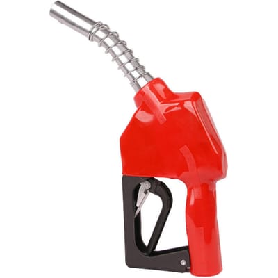 Automatisch Afsluitend Brandstofpistool, Aluminiumlegering Diesel Brandstofpistool met 1   Inlaat en 1516   Uitlaat, Rood K23786-1