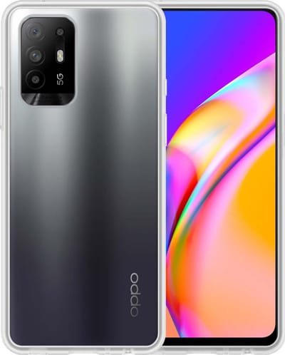 Hoesje - Geschikt voor OPPO A94 - Sterk & Shockproof - Siliconen Case - Hoes Cover - Telefoonhoes - Transparant