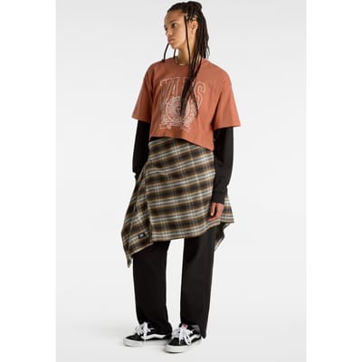 Vans First Team Relax Crop Auburn Maat: L | Tops Outlet | Dames