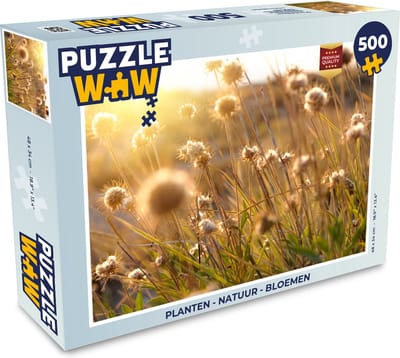 Puzzel Planten - Natuur - Bloemen - Zon - Horizon - Legpuzzel - Puzzel 500 stukjes