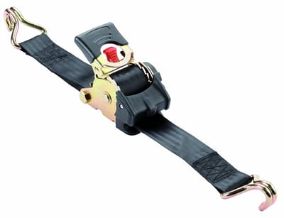 Spanband Automatisch - Spanband Ratel - Vastzetten Lading - Automatisch Oprolmechanisme - 50 mm 3 meter - Zwart