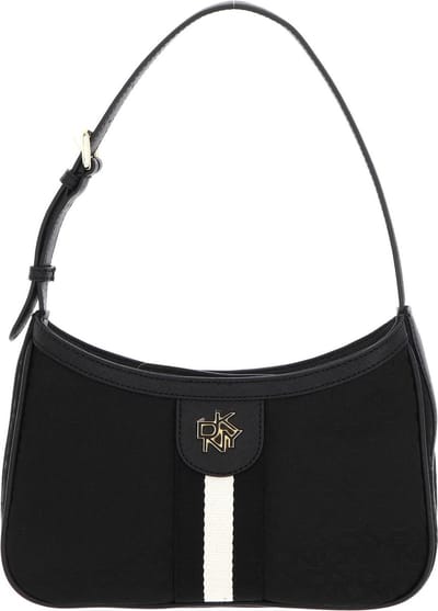 DKNY Schoudertas Carol Demi Shoulder Bag BK Logo - BK Zwart