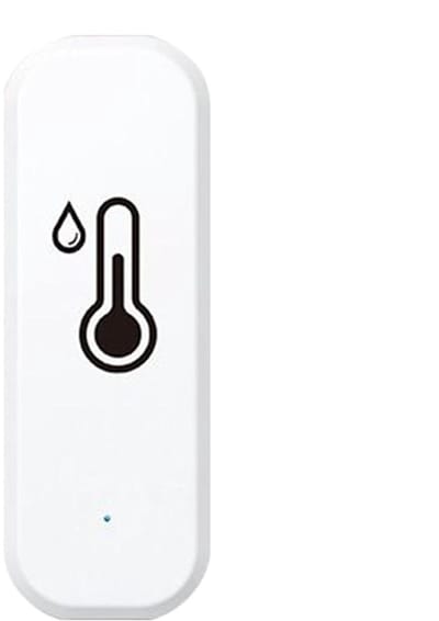 Temperatuur Vochtigheidssensor - Binnenklimaat Monitor - Klimaat Beheer - WiFi App Meldingen - 73 cm - Wit