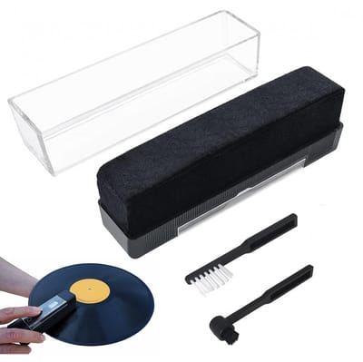 MDUG Vinylplatenreinigingsset - Antistatische borstel - Gereedschap voor het reinigen van draaitafels - Stofverwijderaar voor platen - Collector's Edition
