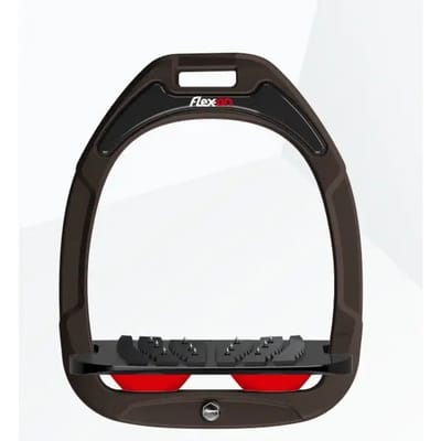 Ultra Grip Verstevigde Hoekige Beugels Bruin/Zwart/Rood Flex-On Green Composite