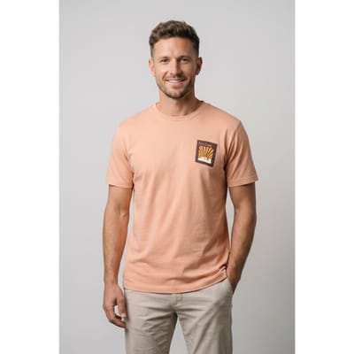 Cars Jeans W-afrezo Ts Peach Taglia: S | T-shirt stampate Outlet | Uomo | Arancia