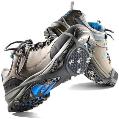 SHOP-STORY - Semelles Anti-Dérapantes et Anti-Glisses Accessoire Voiture Avec Crampons pour marcher sur la Neige la Glace le Vergl