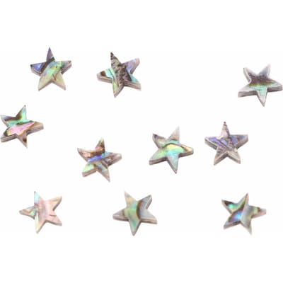 10 STUKS Inleg Gitaar Toonpunt Abalone Schelp Duurzame Gitaarhals Decal Fretbord Markering gray