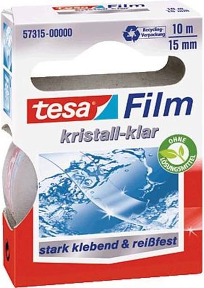 tesa 57315-00000-02 tesafilm kristall-klar Transparant (l x b) 10 m x 15 mm 1 stuk(s)