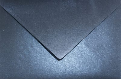 Metallic (parelmoer) blauwe enveloppen A5 - 162 x 229 mm - C5 - 20 stuks - NK natgelijmde - 120 gram - Aster Metallic - Netuno