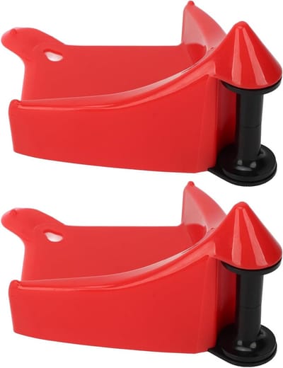 Auto Wielkeg - Bandenstopper Bandenblok - Auto Detaillering - Voorkomt Beknelling Slang - 21 x 12 x 7 cm - Zwart