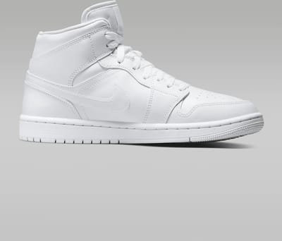 Nike Air Jordan Mid Triple White