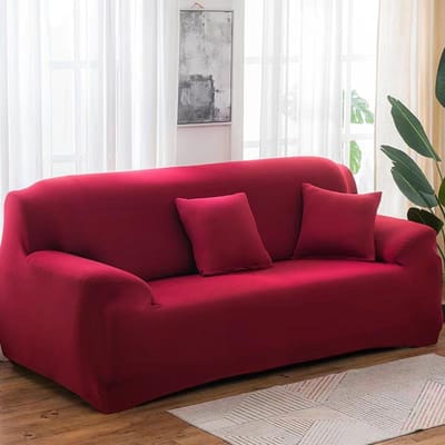 Elastische stevige bankhoes 1/2/3/4 zits hoes voor bank, bank, fauteuil, L-vormige hoekbankhoes, hoes voor woonkamer 2-seat 145-185cm