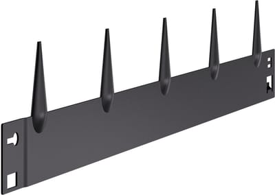 Grasrand, Set Van 5, 990x156x1,5 mm, Duurzame metalen Borderrand, Flexibel Vormbare Borderrand, Grasrand, Afbakening voor Bloembedden En Tuinpaden, Zwart