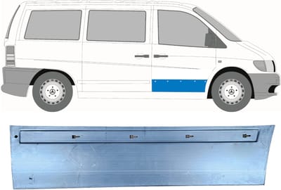 Reparatiepaneel voor deur voor Mercedes Vito I W638 1996-2003 / Rechts