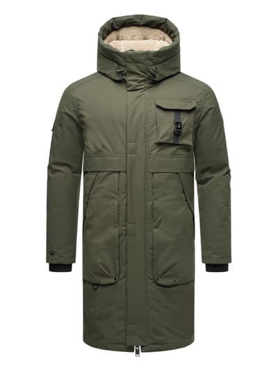 Stone Harbour heren outdoorjas Cyriaan met teddyvoering in capuchon en winddicht design