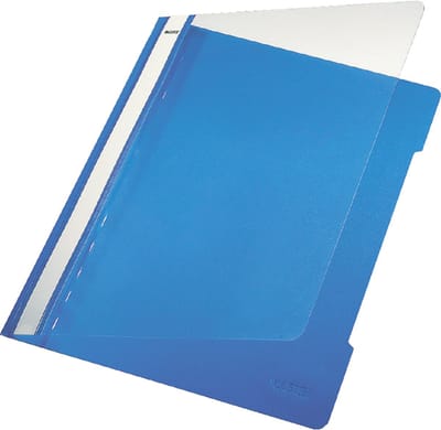 Snelhechter Leitz standaard A4 PVC blauw | 25 stuks
