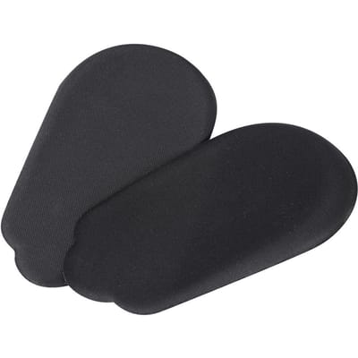 2 paar zwarte PU-hielkussentjes, voetbeschermende schoeninzetstukken, hielschoenkussentjes black