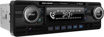 Caliber Autoradio met Bluetooth - DAB - DAB+ - USB, SD, AUX, FM - 1 DIN - Enkel DIN - Retro Oldtimer Look - Handsfree bellen - (RMD120DAB-BT-B)