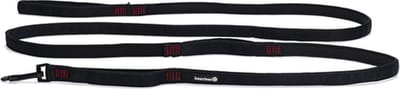 Beeztees Parinca Premium Hondenriem 3 meter - Hondenlijn - Met 3 handvaten - Nylon - Zwart - 300cmx20mm