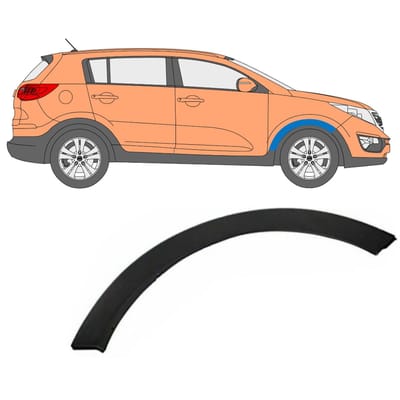 Spatbord sierlijst wielkast voor Kia Sportage 2010-2015 / Rechts